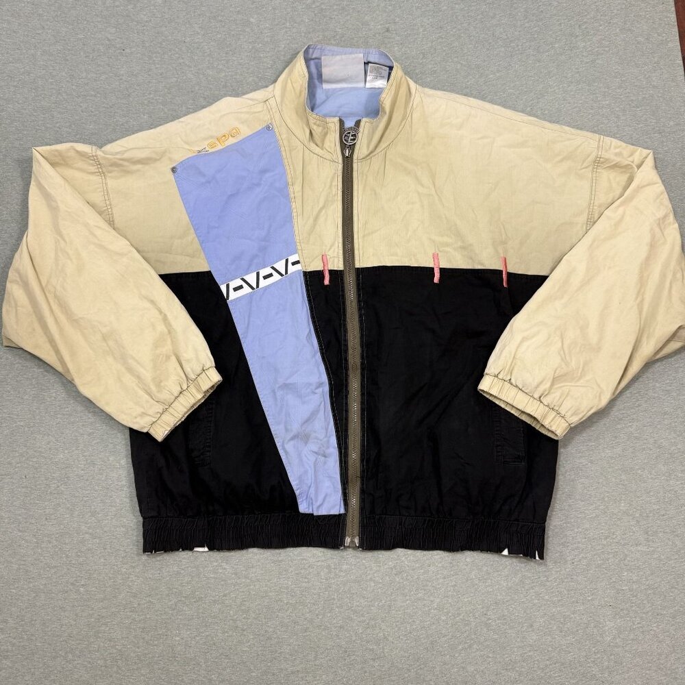 IXSPA Men's Brown Size XL Basic Jacket Streetwear Ski Winterwear Vintage